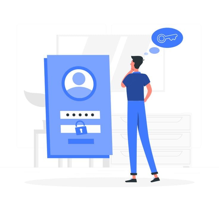 Forgot Password Illustration